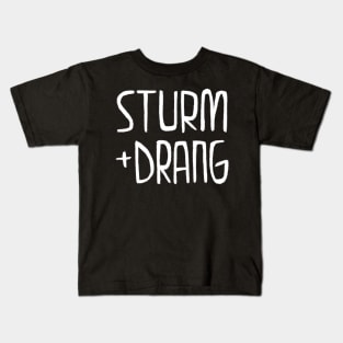 Sturm und Drang, storm and stress, Proto-Romantic German movement Kids T-Shirt